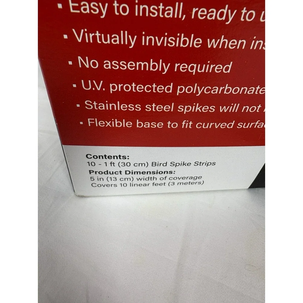 Bird-B-Gone Stainless Steel Enviro Bird Spikes 10ft Kit 5